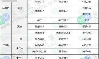 武汉中考录取资格线出炉